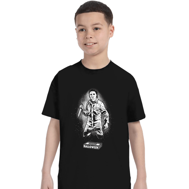 Daily_Deal_Shirts T-Shirts, Youth / XS / Black Glow In The Dark Michael