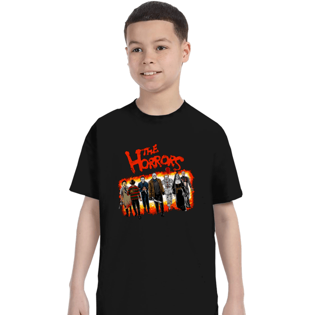Daily_Deal_Shirts T-Shirts, Youth / XS / Black The Horrors