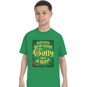Secret_Shirts T-Shirts, Youth / XS / Irish Green Golly, What A Day!