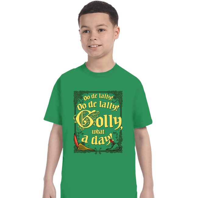 Secret_Shirts T-Shirts, Youth / XS / Irish Green Golly, What A Day!
