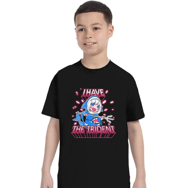 Shirts T-Shirts, Youth / XS / Black Gawr Gura