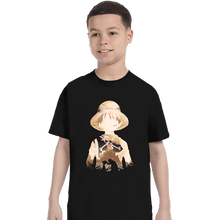Load image into Gallery viewer, Secret_Shirts T-Shirts, Youth / XS / Black Straw Hat
