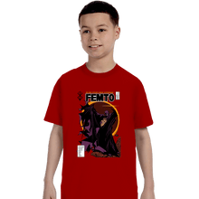 Load image into Gallery viewer, Secret_Shirts T-Shirts, Youth / XS / Red Femto Comics
