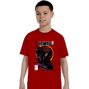 Secret_Shirts T-Shirts, Youth / XS / Red Femto Comics