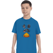 Load image into Gallery viewer, Secret_Shirts T-Shirts, Youth / XS / Sapphire Hot Dog Fusion
