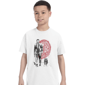 Shirts T-Shirts, Youth / XL / White Lone Hitman And Cub