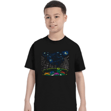 Load image into Gallery viewer, Daily_Deal_Shirts T-Shirts, Youth / XS / Black Starry City Night
