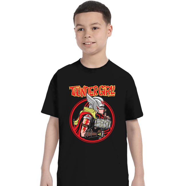 Secret_Shirts T-Shirts, Youth / XS / Black Thundergirl