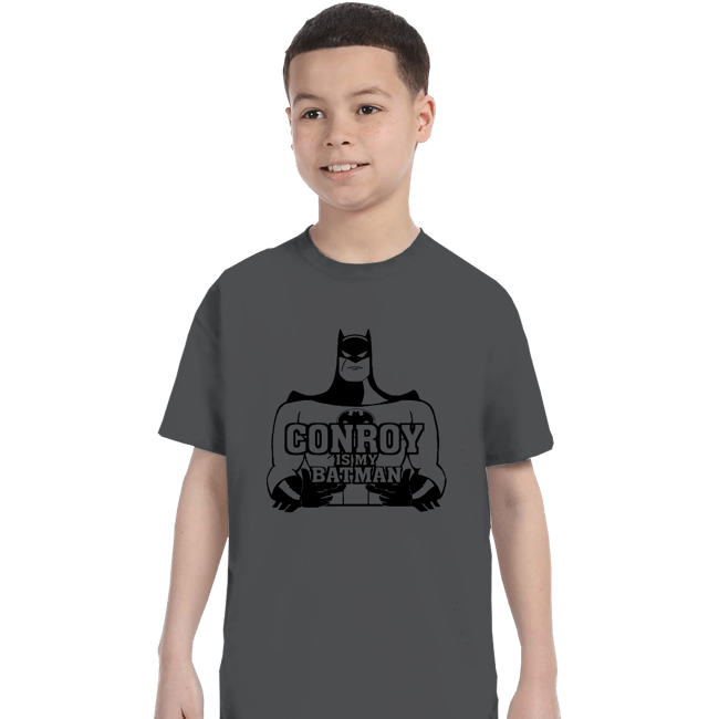 Shirts T-Shirts, Youth / XS / Charcoal Conroy Is My Bat