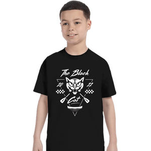 Shirts T-Shirts, Youth / XS / Black The Black Cat Canoe