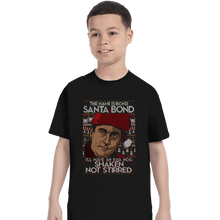 Load image into Gallery viewer, Shirts T-Shirts, Youth / XS / Black Santa Bond
