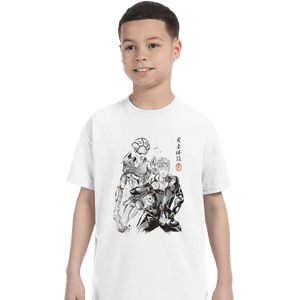 Shirts T-Shirts, Youth / XL / White Gold Experience Sumi-e