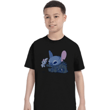 Load image into Gallery viewer, Secret_Shirts T-Shirts, Youth / XS / Black Darth Stitch Secret Sale
