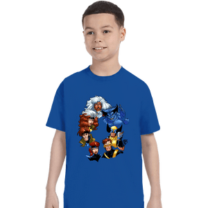 Daily_Deal_Shirts T-Shirts, Youth / XS / Royal Blue X-Men 30th