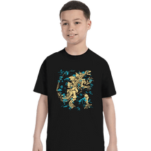 Load image into Gallery viewer, Daily_Deal_Shirts T-Shirts, Youth / XS / Black Kaiju Fossils
