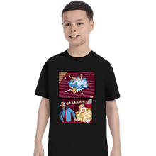 Load image into Gallery viewer, Secret_Shirts T-Shirts, Youth / XS / Black Falling Princess
