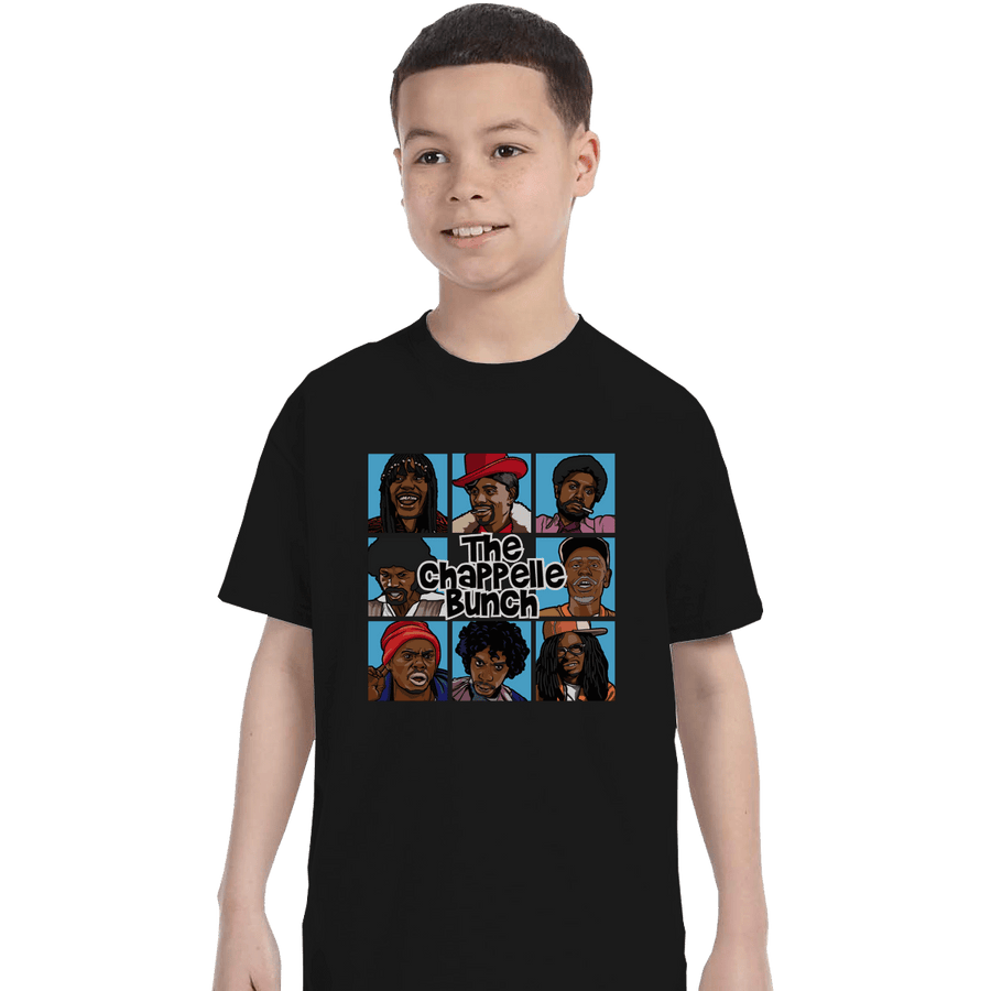 Shirts T-Shirts, Youth / Small / Black The Chappelle Bunch