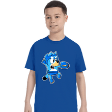 Load image into Gallery viewer, Secret_Shirts T-Shirts, Youth / XS / Royal Blue Bluey Bomber
