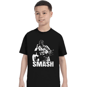 Shirts T-Shirts, Youth / XS / Black Smash!