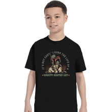 Load image into Gallery viewer, Daily_Deal_Shirts T-Shirts, Youth / XS / Black Boba Cat
