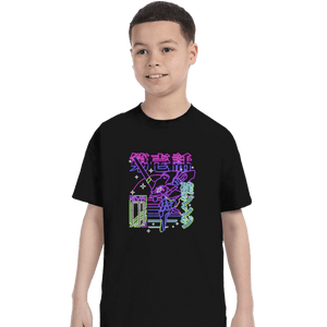 Shirts T-Shirts, Youth / XS / Black Neon EVA