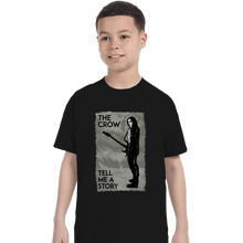 Load image into Gallery viewer, Shirts T-Shirts, Youth / Small / Black Crows Don&#39;t Cry
