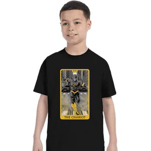 Daily_Deal_Shirts T-Shirts, Youth / XS / Black JL Tarot - The Chariot