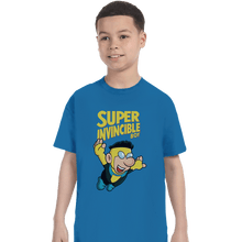 Load image into Gallery viewer, Secret_Shirts T-Shirts, Youth / XS / Sapphire Super Invicible Boy
