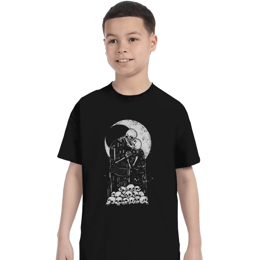 Shirts T-Shirts, Youth / XS / Black The Kiss Of Death