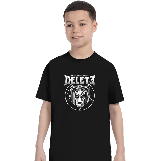 Shirts T-Shirts, Youth / XS / Black Cyber Black Metal