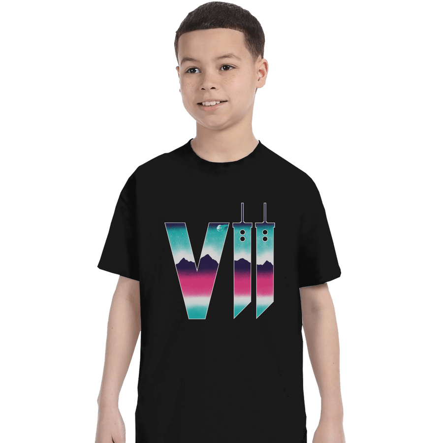 Shirts T-Shirts, Youth / XL / Black Neon Fantasy