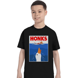 Shirts T-Shirts, Youth / XL / Black HONKS