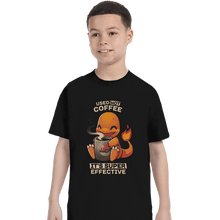 Load image into Gallery viewer, Shirts T-Shirts, Youth / XS / Black Hot Coffee
