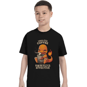 Shirts T-Shirts, Youth / XS / Black Hot Coffee