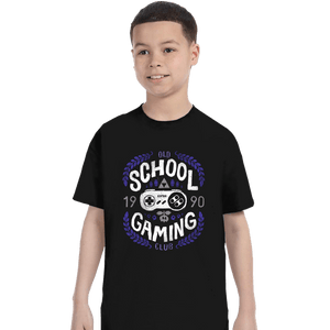 Shirts T-Shirts, Youth / XS / Black SNES Gaming Club