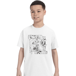 Shirts T-Shirts, Youth / XL / White Initial Kart
