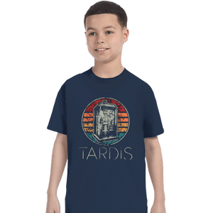 Shirts T-Shirts, Youth / XS / Navy Vintage Tardis