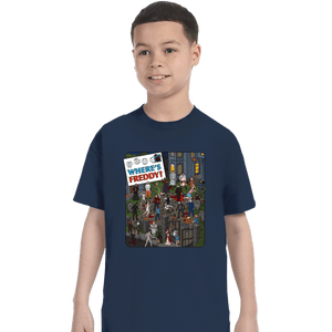 Daily_Deal_Shirts T-Shirts, Youth / XS / Navy Where's Freddy