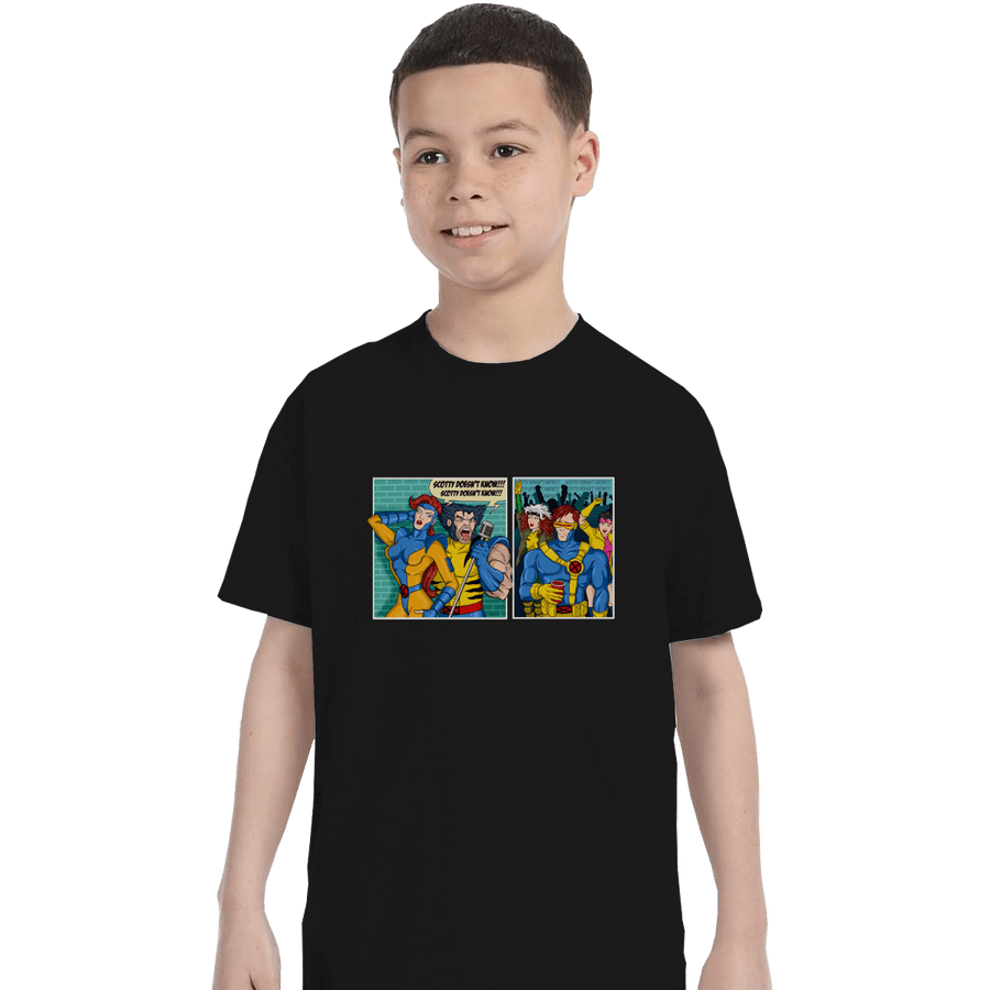 Shirts T-Shirts, Youth / XL / Black Scotty Doesn't Know