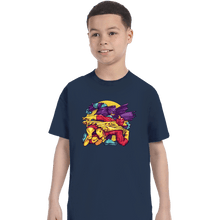 Load image into Gallery viewer, Daily_Deal_Shirts T-Shirts, Youth / XS / Navy The Bart Knight
