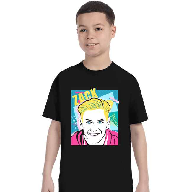 Shirts T-Shirts, Youth / XS / Black 80s Zack
