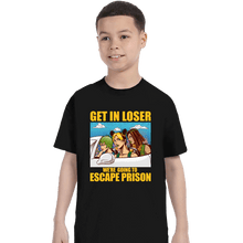 Load image into Gallery viewer, Daily_Deal_Shirts T-Shirts, Youth / XS / Black Prison Escape
