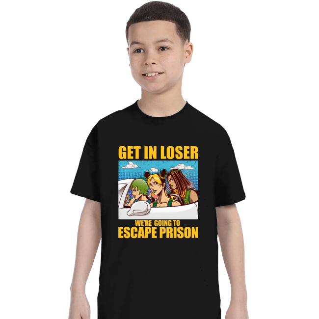 Daily_Deal_Shirts T-Shirts, Youth / XS / Black Prison Escape