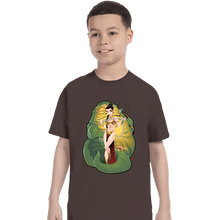 Load image into Gallery viewer, Daily_Deal_Shirts T-Shirts, Youth / XS / Dark Chocolate Leia And Jabba
