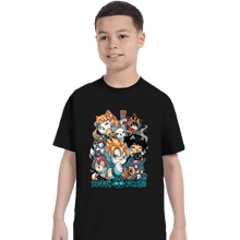 Load image into Gallery viewer, Daily_Deal_Shirts T-Shirts, Youth / XS / Black 90s Anime Neko
