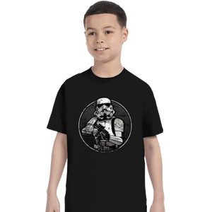 Shirts T-Shirts, Youth / XS / Black Retro Trooper