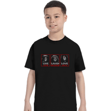 Load image into Gallery viewer, Daily_Deal_Shirts T-Shirts, Youth / XS / Black Live Laugh Love The Empire

