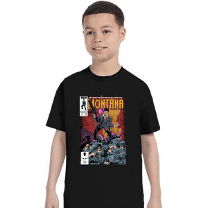 Daily_Deal_Shirts T-Shirts, Youth / XS / Black Montana Comics