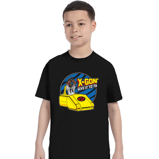 Daily_Deal_Shirts T-Shirts, Youth / XS / Black X-Gon' Give It To Ya!