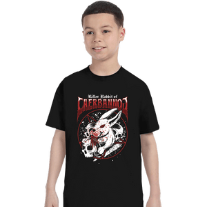 Secret_Shirts T-Shirts, Youth / XS / Black Killer Rabbit Metal